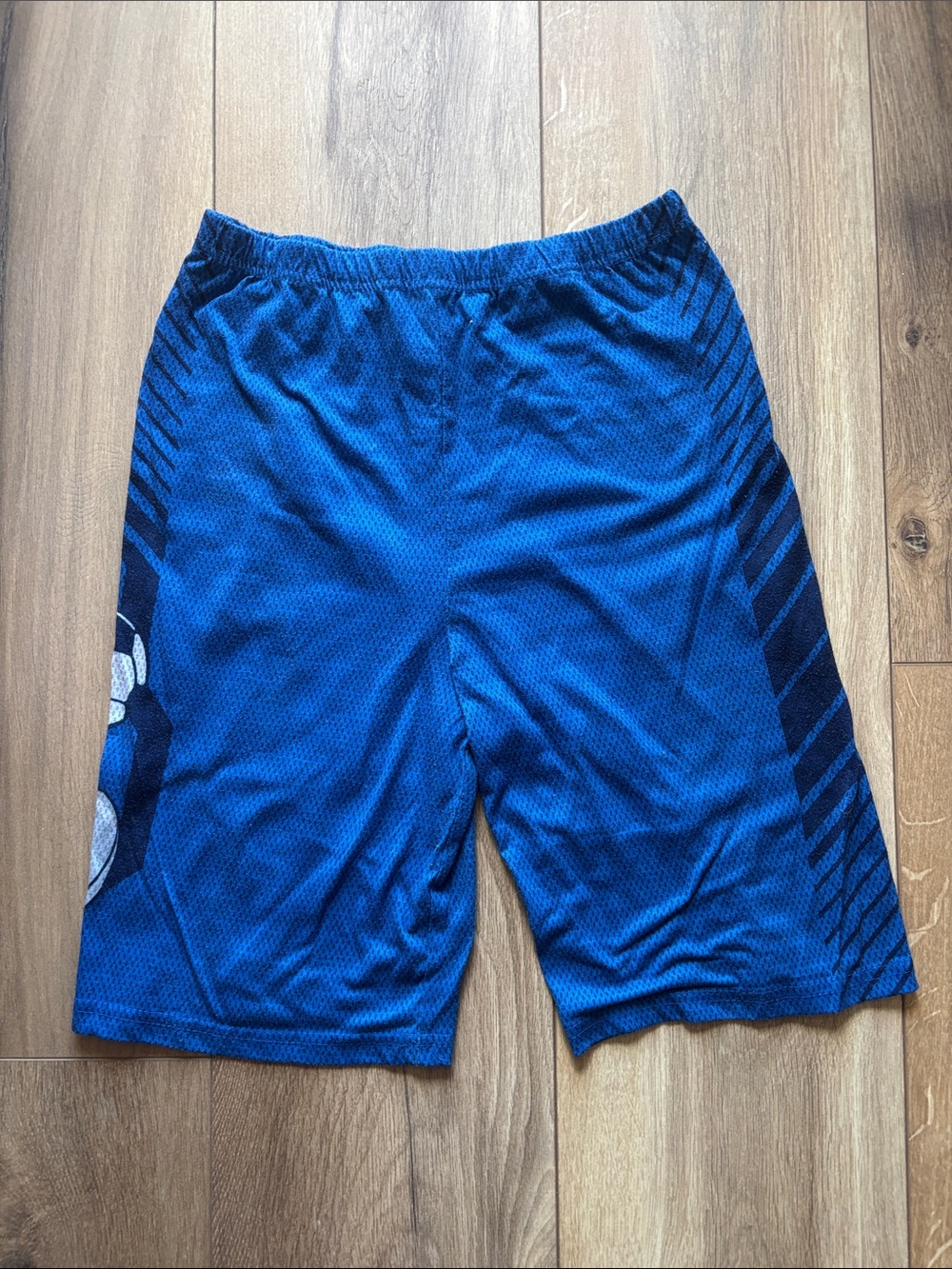 Men's Athletic Blue Mesh Shorts